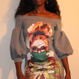 This sexy gray dress from fashion Nova